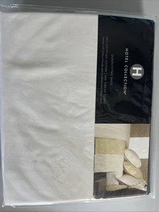 Hotel Collection 600 TC Egyptian Cotton Queen Fitted Sheet - Picture 1 of 5