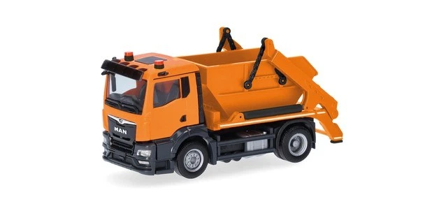 Herpa 319768 - 1/87 MAN TGS NN Volquete AK12, Naranja Municipal - Nuevo - Imagen 1 de 1