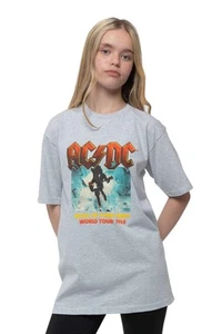 AC/DC Kinder T-Shirt Blow Up Your Video Logo Official Heather Grey Alter 3-14 Jahre - Bild 1 von 4