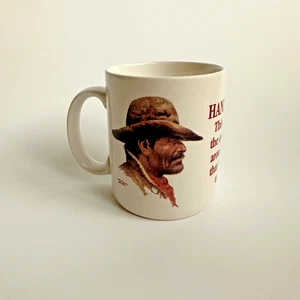 Vintage Leanin' Tree "Hands Off!" Cowboy Coffee Mug by Bill Hampton Korea MGW28 - Picture 1 of 12