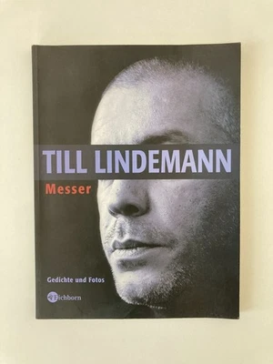 Messer: Gedichte und Fotos - Eichborn Rammstein | Till Lindemann - Bild 1 von 4