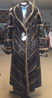 Black and Brown Fur from Neiman Marcus, Made In Canada - Image 1 of 2
