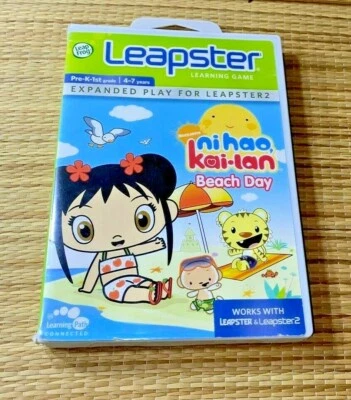LeapFrog Leapster 2. Nickelodeon nihao kai-lan Beach Day Learning Game 4-7 years - Image 1 of 4