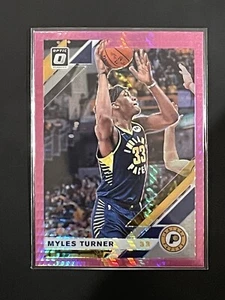 Baloncesto óptico Donruss Myles Turner 2019-20 rosa Hyper Pacers #148 - Imagen 1 de 2