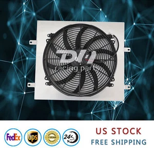 #2101 Cooling Shroud &16"Fan For Jeep 1987-2006 Wrangler TJ YJ 2.4 2.5 4.0 4.2L - Picture 1 of 6