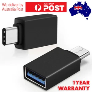Premium USB 3.1 Type C Male to USB 3.0 A Female Converter USB-C Data OTG Adapter - Picture 1 of 9