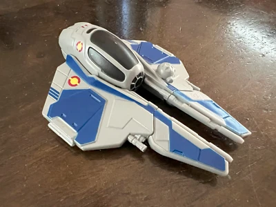Star Wars - Hot Wheels - Obi-Wan Kenobi Blue Jedi Starfighter (2019) w/base - Image 1 of 3