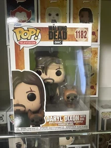 The Walking Dead Daryl Dixon With Dog #1182 POP Vinyl Figure Funko Horror New - Imagen 1 de 6