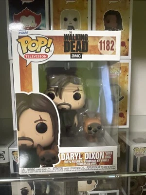 The Walking Dead Daryl Dixon With Dog #1182 POP Vinyl Figure Funko Horror New - Immagine 1 di 4