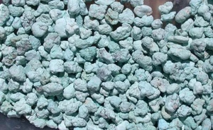 Pepita de 1/2 onza azul bebé sonora pequeña natural dura bebé azul turquesa áspera - Imagen 1 de 2
