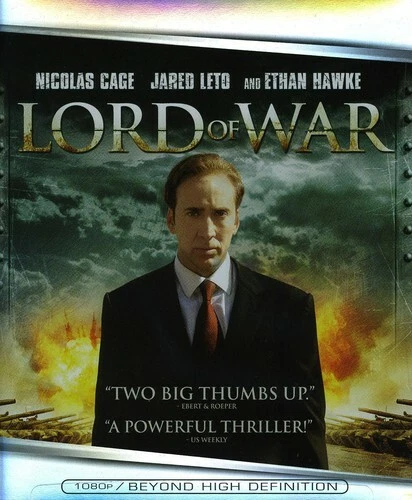 Lord of War (Blu-ray, 2005) Nicolas Cage, Jared Leto, Ethan Hawke, Ian Holm - Image 1 of 1