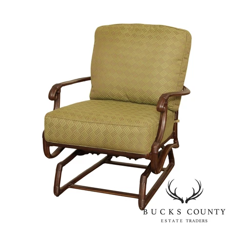 Summer Classics Faux Bamboo Outdoor Patio Rocking Armchair Cover