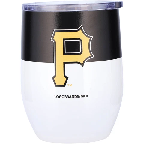 Pittsburgh Pirates 16oz. Colorblock Stainless Steel Curved Tumbler Cover