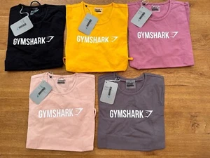 Gymshark Ladies Cotton-Rich Ribbon Crop Sports Top - BNWOT - 5 Colours/5 Sizes - Picture 1 of 14