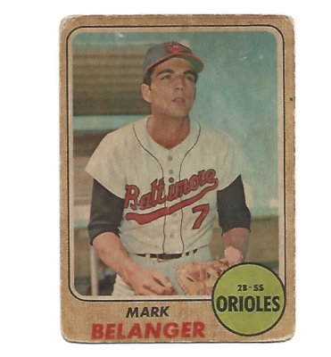1968 Topps Venezuelan Mark Belanger Baltimore Orioles #118 - Image 1 of 2