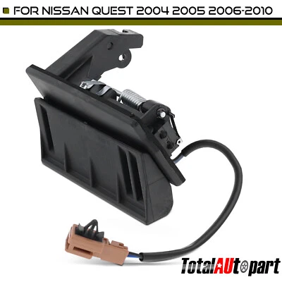Manija de puerta levadiza negra para Nissan Quest 2004 2005 2006 2007 2008-2010 lateral trasera Foto 1 de 4