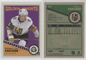 2019-20 O-Pee-Chee Retro William Karlsson #432