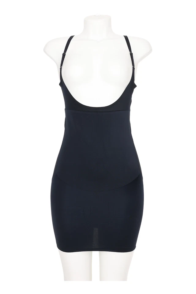 Spanx SmartGrip Black Open-bust Full Slip Size Small 7429