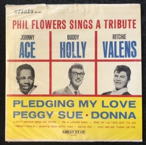 PHIL FLOWERS SINGS A TRIBUTE Buddy Holly Valens Album LP 1964 GS 1457 - SEALED - Picture 1 of 2