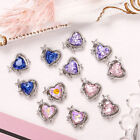 5pcs 3D Heart Crystal Rhinestones Nail Decorations DIY Gems Manicure Accessor NN
