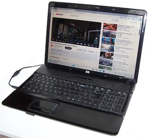 Portátil HP 6830s Pantalla de 17,3 pulgadas Intel Core 2 Duo 2,40 GHz Cámara web Wi-Fi DVD - Imagen 1 de 9
