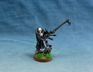 Warhammer 25mm 40K WGS dipinto Eldar Arlecchino Death Jester METALLO - Foto 1 di 7