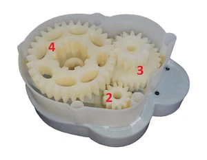 Nylon verstärktes Offroad Getriebe Peg Perego Gaucho Superpower 24V - Bild 1 von 18