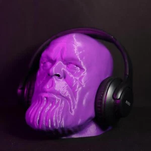 Thanos Headphone Stand Marvel Villain Desk Accessory Geek Decor Avengers - Picture 1 of 9