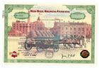 Red Bell Brewing Co stock certificate Issued RARE!