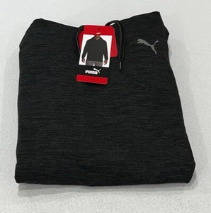 Puma Men's Regular Fit Kangaroo Pocket Pullover Hoodie, Black, Size M - Picture 1 of 7