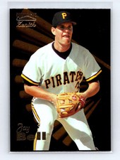1996 Pinnacle Zenith Jay Bell #27 Pittsburgh Pirates Baseball Base