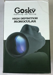 12X50 High Power Prism Monocular and Quick Smartphone Holder - Waterproof. - Picture 1 of 12