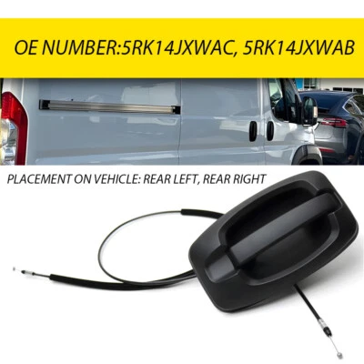 滑门把手适用于 Ram ProMaster 3500 2500 1500 2014-2021 5RK14JXWAB H — 第 1/4 张图片