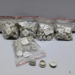 Qty: 146 PG11 Male Threaded Cable Gland Screw End Cap Cover Plug White - Picture 1 of 5