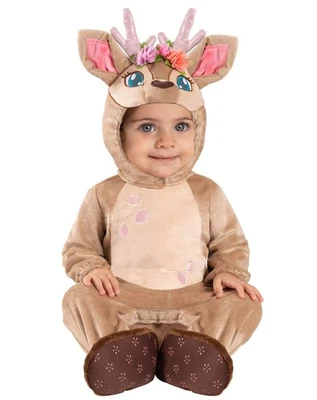 Baby Faux Fur Fawn Costume - 0-6 mn - Image 1 of 2