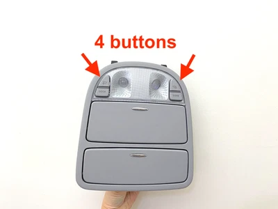 2010-2012 Hyundai Santa Fe Overhead Console Dome Light Map Lamp Gray Grey OEM Foto 1 de 4