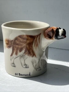 Blue Witch St Bernard Ceramic 3D Cup Collectable Rare VCG. Must Have - Picture 1 of 10