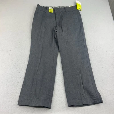 Pantalones Lee para mujer 14 cortos gris natural pierna recta nuevos con etiquetas Foto 1 de 4