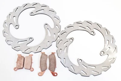 2006-2013 Kawasaki KX450F Front & Rear RipTide Brake Rotor & Brake Pads - Image 1 of 4