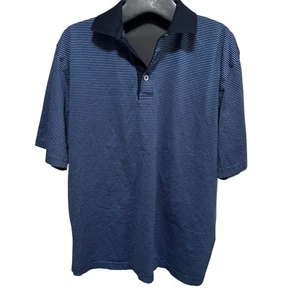 Polo uomo Marbas grande blu a righe cotone colletto casual golf Italia - Foto 1 di 12