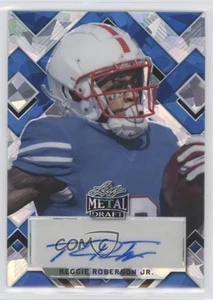 2022 Leaf Metal Draft Blue Crystals /20 Reggie Roberson Jr Rookie Auto RC - Picture 1 of 3