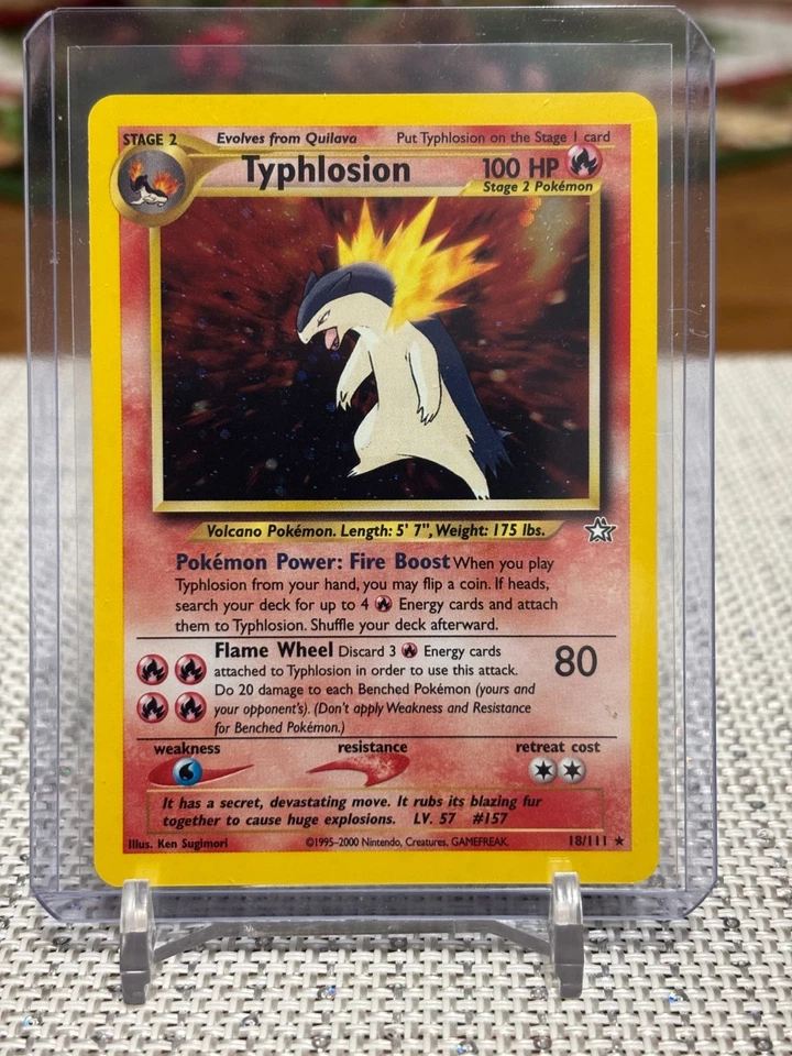 2000 Pokemon #18/111 Typhlosion (Neo Genesis) Holo WOTC Unlimited - Image 1 of 2