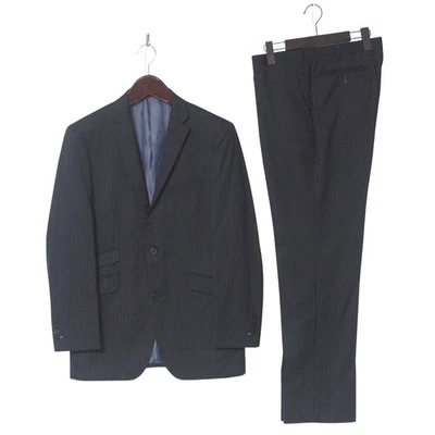 BURBERRY BLACK LABEL suit Size 96-84-175/40L Striped jacket and slacks set B... - Image 1 of 4