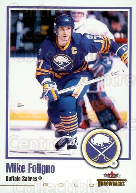 2002-03 Fleer Throwbacks Gold #4 Mike Foligno - Image 1 of 1