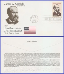 USA3 #2218b U/A ARTMASTER FDC 20th James A. Garfield - Bild 1 von 1