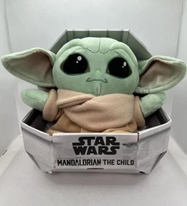 The Child Grogu Star Wars The Mandalorian Soft Toy Plush Boxed Hover Pram NEW UK - Picture 1 of 8