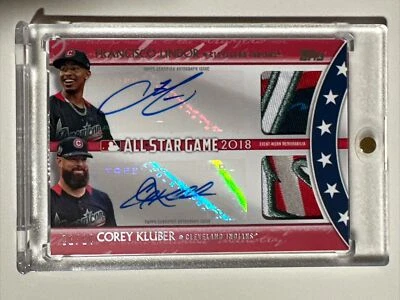 2018 Topps All Star Game Francisco Lindor y Corey Kluber #1/10 Foto 1 de 3