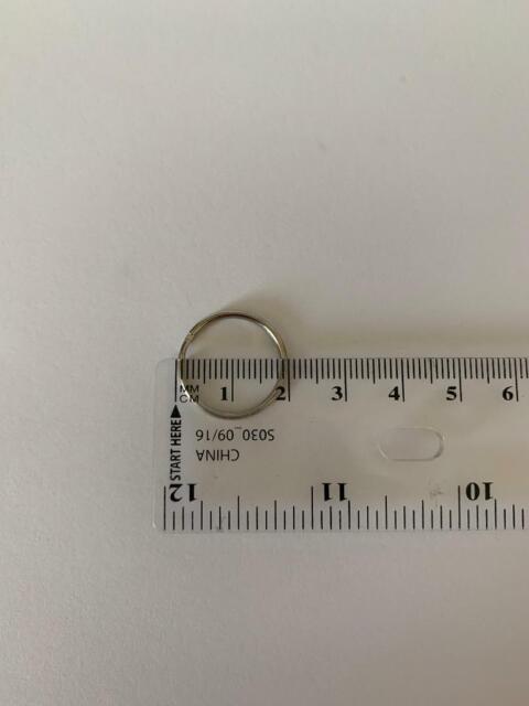 10mm 316 Stainless Steel Key Rings Heavy Duty Split Rings scuba