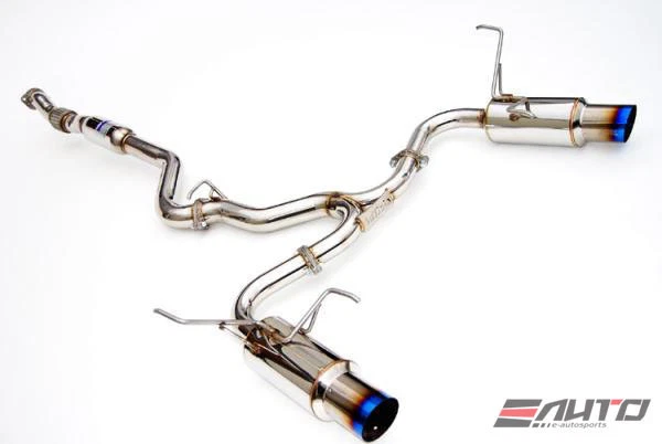 INVIDIA N1 Dual Titanium Burnt Tip Catback Exhaust for Subaru Forester XT 14-18 - Image 1 of 1