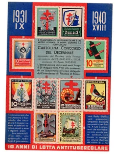 Tuberkulose-Kampagne 1940 - Postkarte Gewinnspiel - Bild 1 von 2